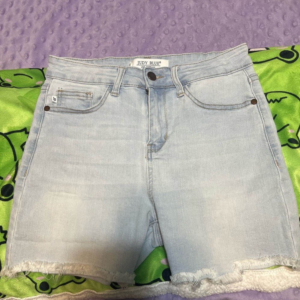 Judy Blue Light Blue Denim Shorts